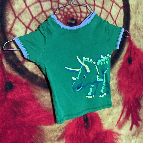 ONLY BOYS-green cotton ‘TRICERATOPS’ graphic print SNUG-FIT short sleeve t-shirt - Picture 4 of 10